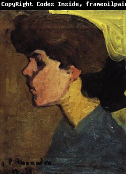 Amedeo Modigliani Head of a Woman in Profile